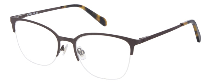 Asta di ricambio originale FOSSIL per occhiali modello R1109244IN140, colore marrone.