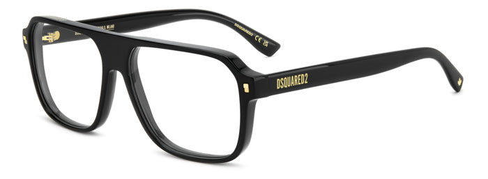 Asta ricambio originale nera per occhiali DSQUARED2 R111114807145