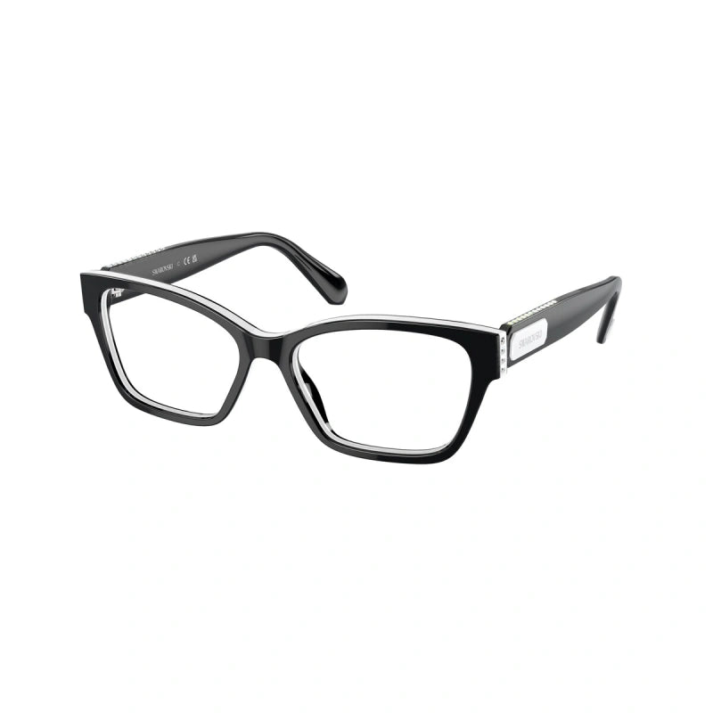SWAROVSKI SK 2013 - 1015 NERO BIANCO | OCCHIALE DA VISTA DONNA CALIBRO 52
