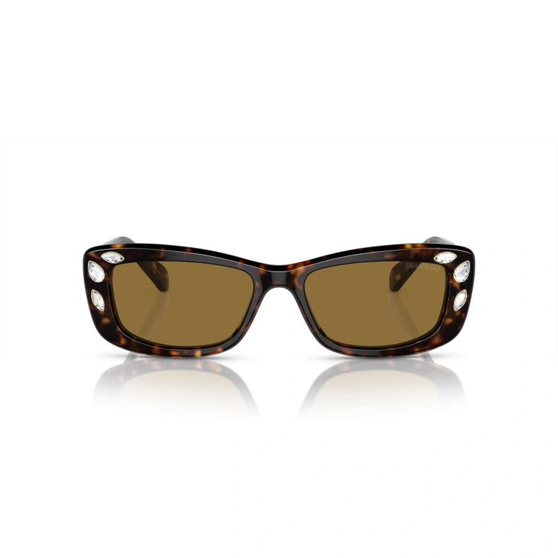 SWAROVSKI SK 6008 - 100273 DARK HAVANA | WOMEN'S SUNGLASSES, CALIBER 54