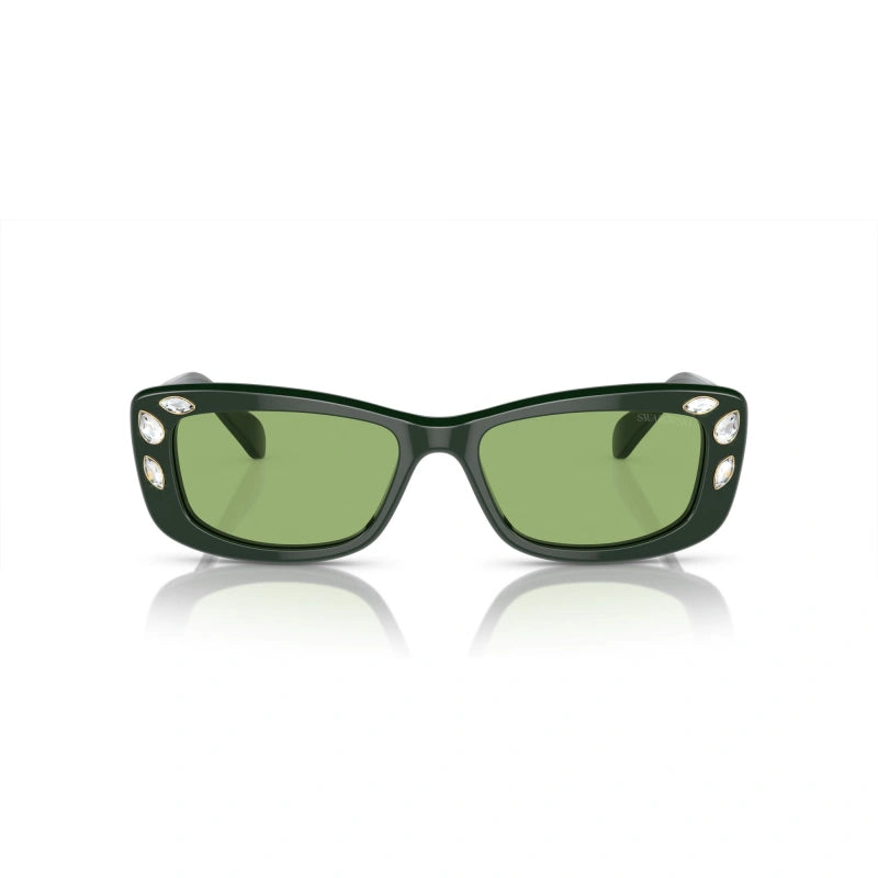 SWAROVSKI SK 6008 - 1026/2 VERDE SCURO | OCCHIALE DA SOLE DONNA CALIBRO 54