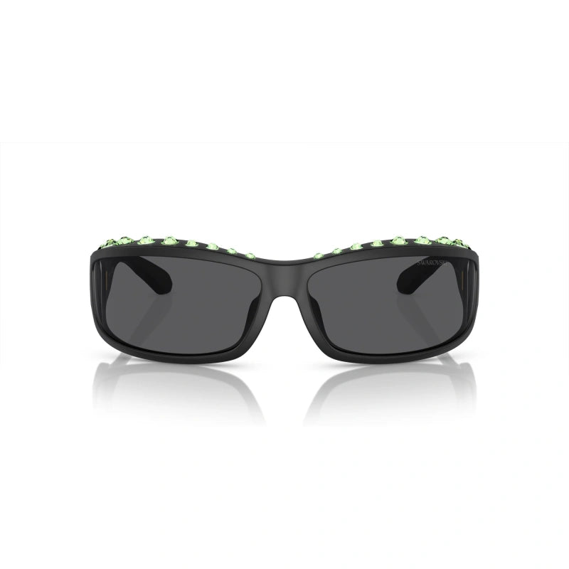 SWAROVSKI SK 6009 - 102087 NERO OPACO | OCCHIALE DA SOLE DONNA CALIBRO 73