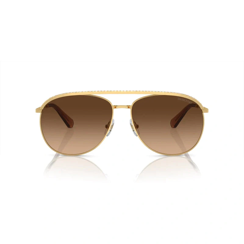 SWAROVSKI SK 7005 - 400474 GOLD | WOMEN'S CALIBER 61 SUNGLASSES