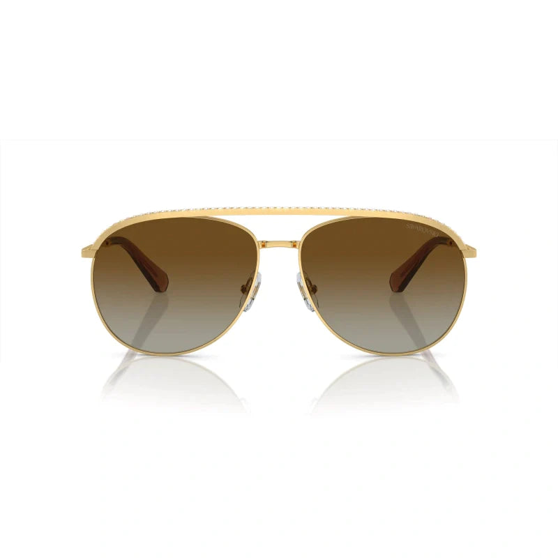 SWAROVSKI SK 7005 - 4004T5 GOLD | WOMEN'S CALIBER 61 SUNGLASSES
