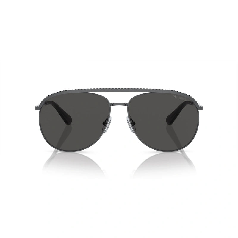 SWAROVSKI SK 7005 - 401187 ARGENTO SCURO | OCCHIALE DA SOLE DONNA CALIBRO 58