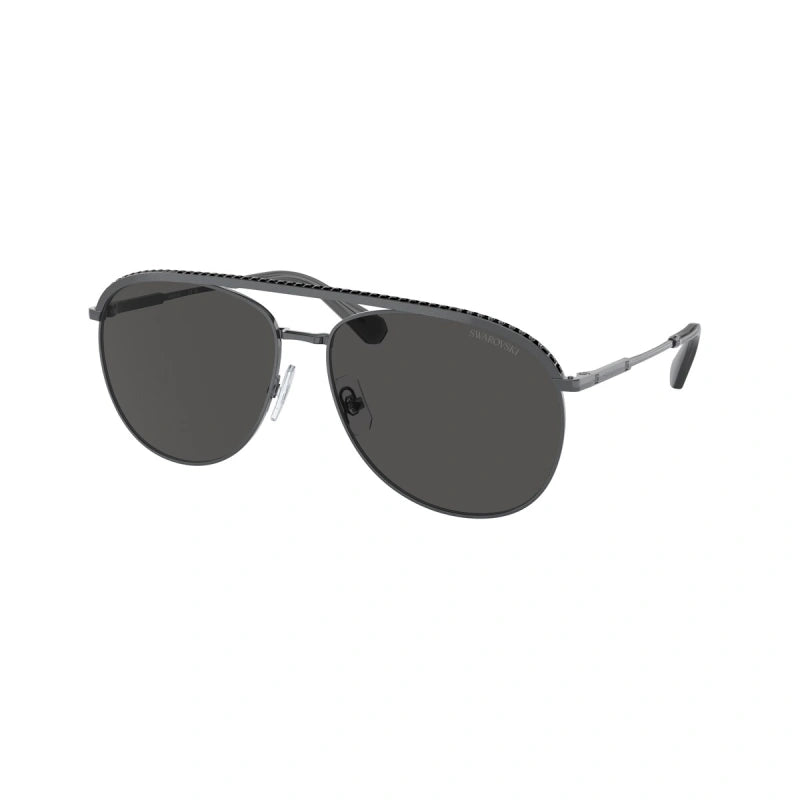 SWAROVSKI SK 7005 - 401187 ARGENTO SCURO | OCCHIALE DA SOLE DONNA CALIBRO 58