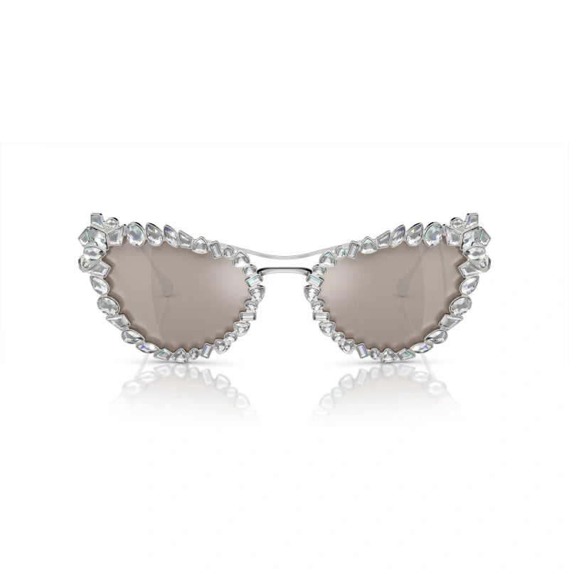 SWAROVSKI SK 7011 - 4001AP SILVER | WOMEN'S SUNGLASSES, CALIBER 56