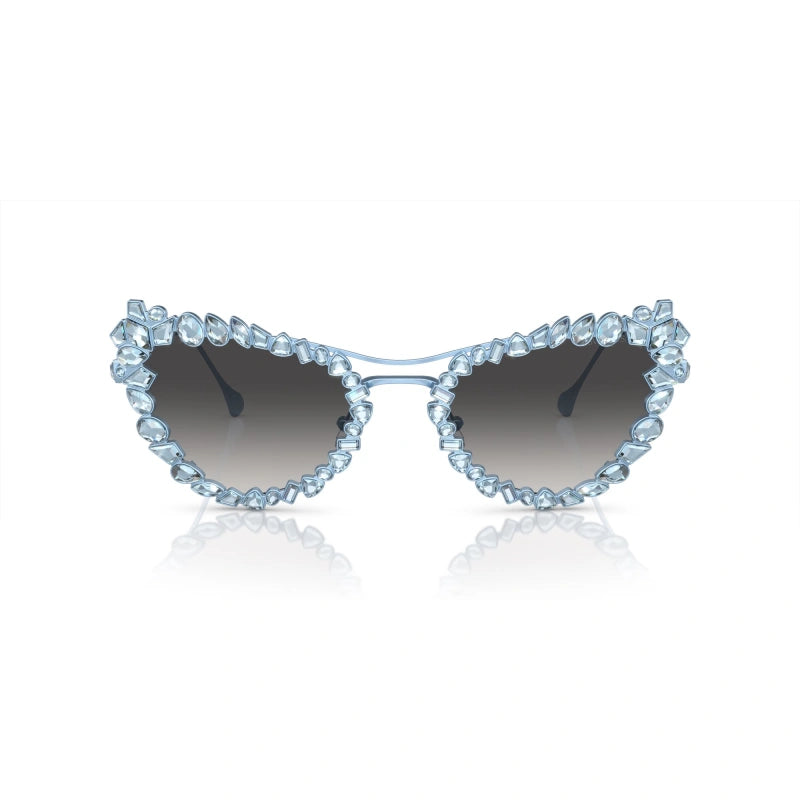 SWAROVSKI SK 7011 - 40198G AZZURRO OPACO | OCCHIALE DA SOLE DONNA CALIBRO 56