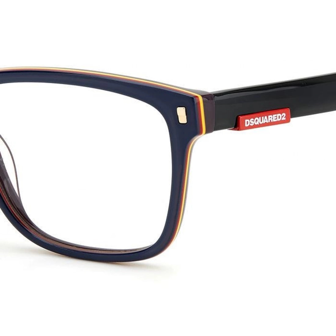 OCCHIALE DA VISTA UOMO DSQUARED2 D2 0007 - 8RU BLU ROSSO