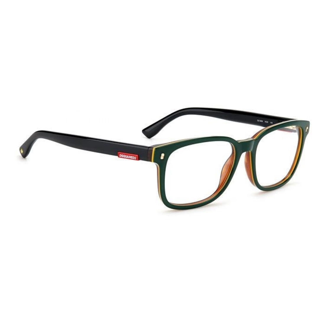 OCCHIALE DA VISTA UOMO DSQUARED2 D2 0008 - XGW L'AVANA VERDE