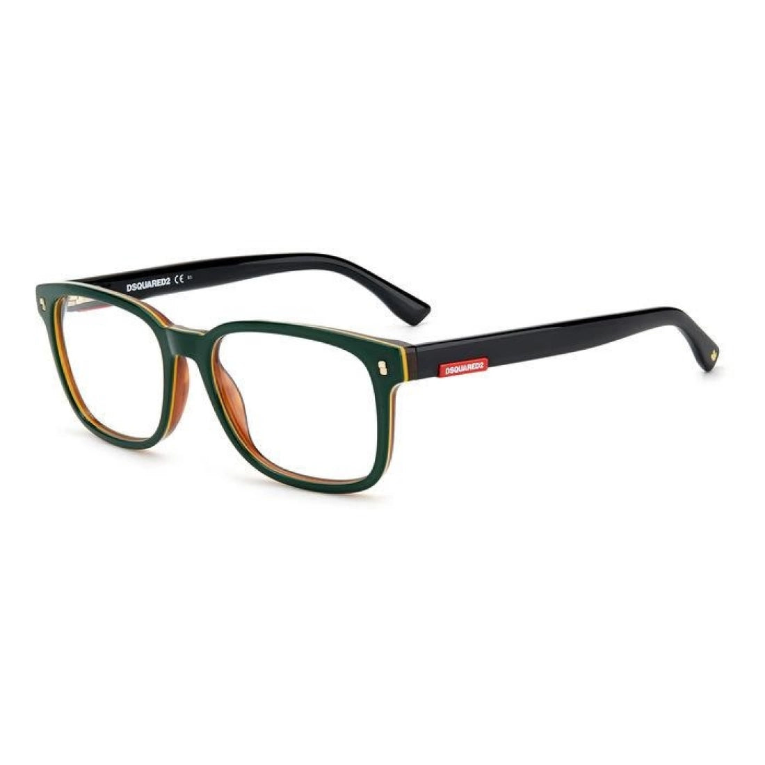OCCHIALE DA VISTA UOMO DSQUARED2 D2 0008 - XGW L'AVANA VERDE