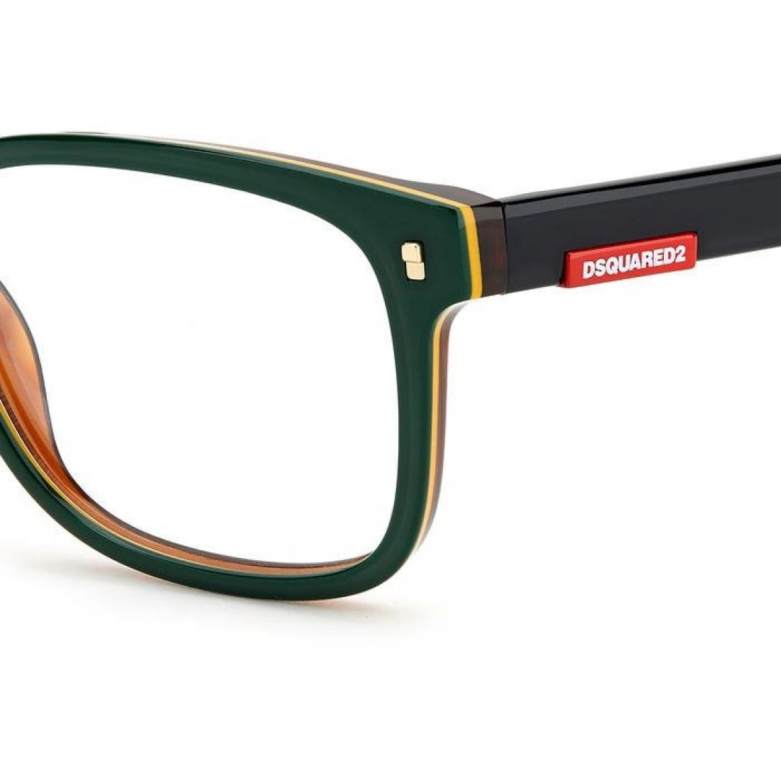 OCCHIALE DA VISTA UOMO DSQUARED2 D2 0008 - XGW L'AVANA VERDE