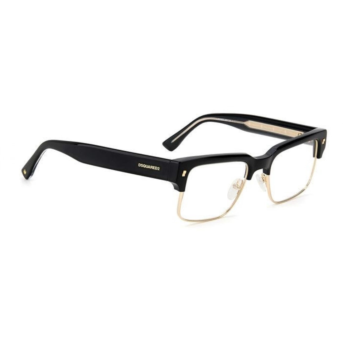 OCCHIALE DA VISTA UOMO DSQUARED2 D2 0020 - 2M2 ORO NERO CALIBRO 51
