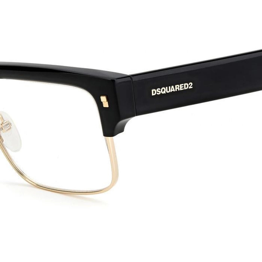 OCCHIALE DA VISTA UOMO DSQUARED2 D2 0020 - 2M2 ORO NERO CALIBRO 51