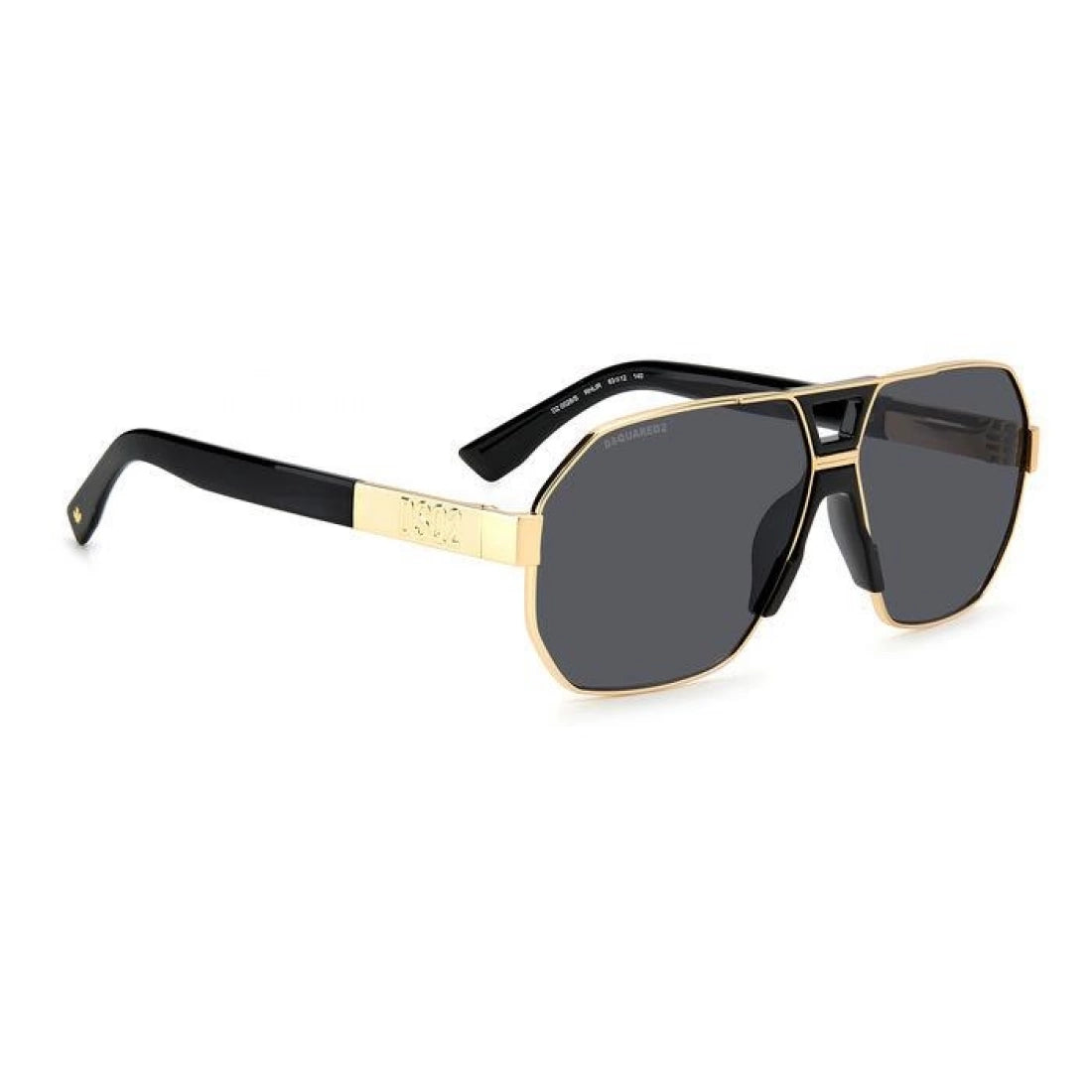 OCCHIALE DA SOLE UOMO DSQUARED2 D2 0028/S - RHL IR NERO ORO
