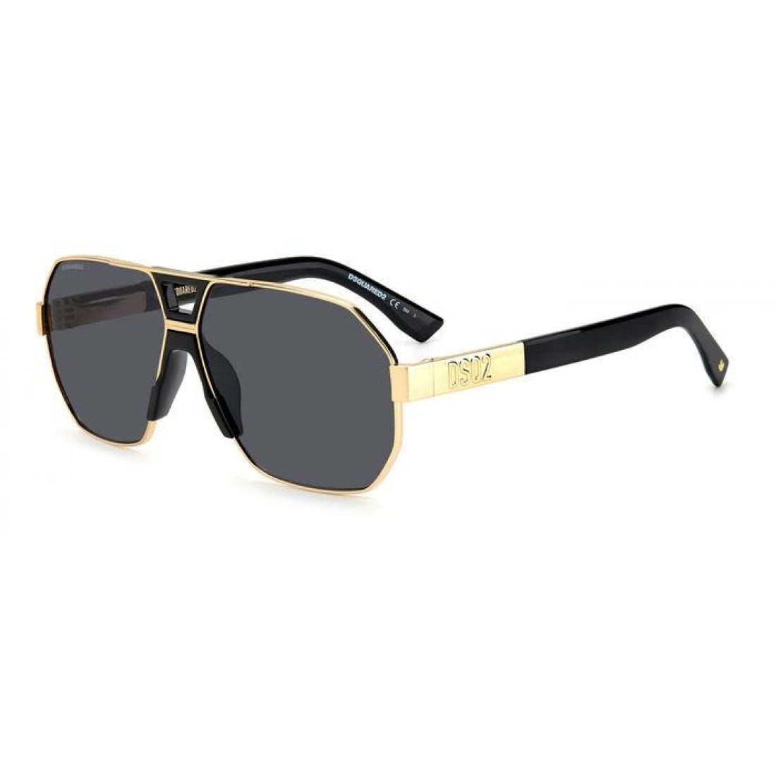 OCCHIALE DA SOLE UOMO DSQUARED2 D2 0028/S - RHL IR NERO ORO
