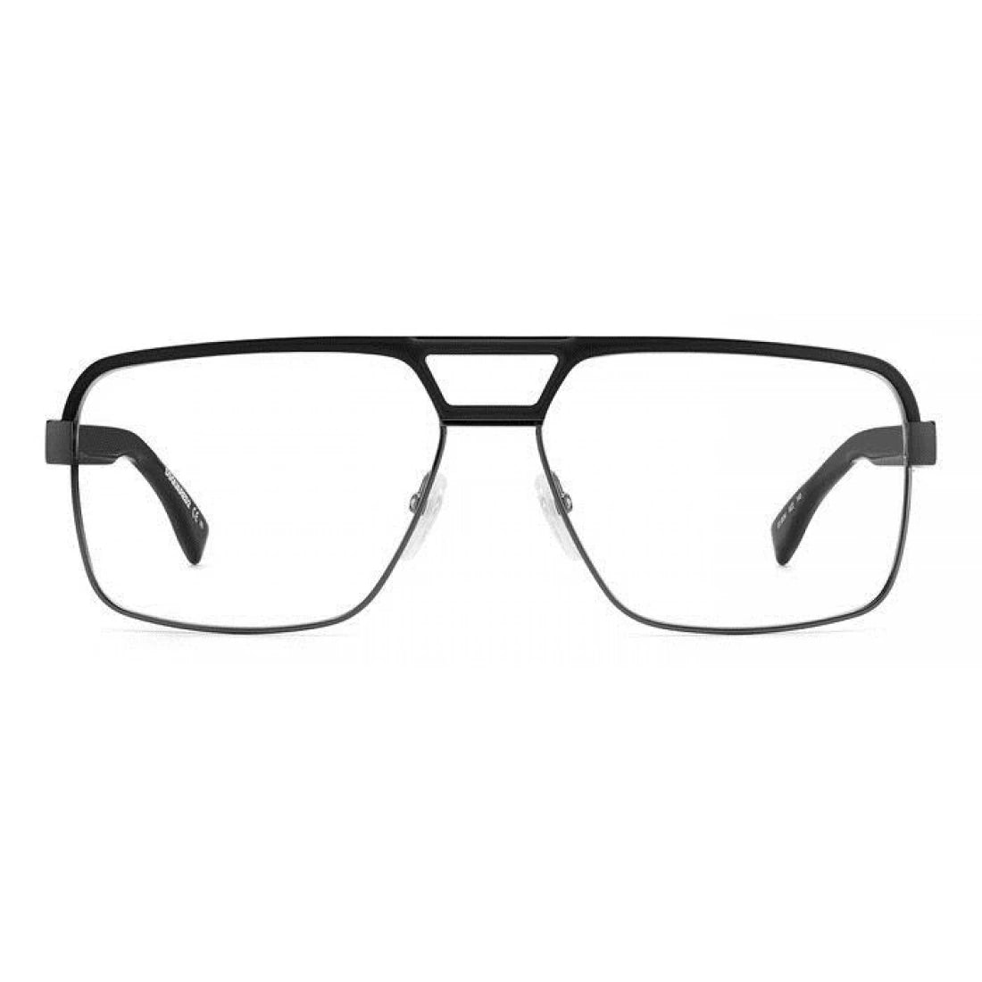 OCCHIALE DA VISTA UOMO DSQUARED2 D2 0034 - RZZ RUTENIO SCURO NERO OPACO