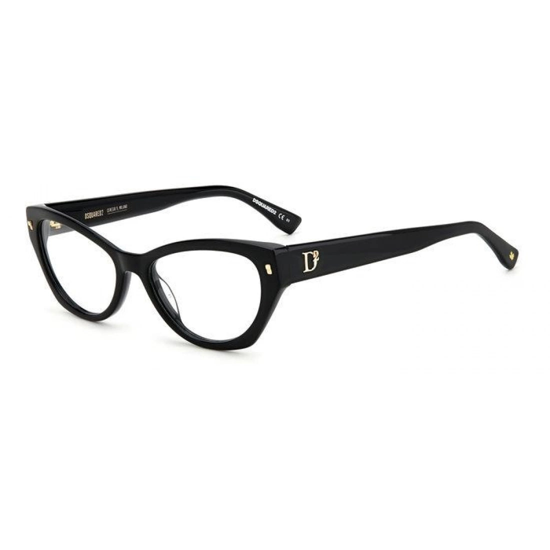 OCCHIALE DA VISTA DONNA DSQUARED2 D2 0043 - 2M2 ORO NERO