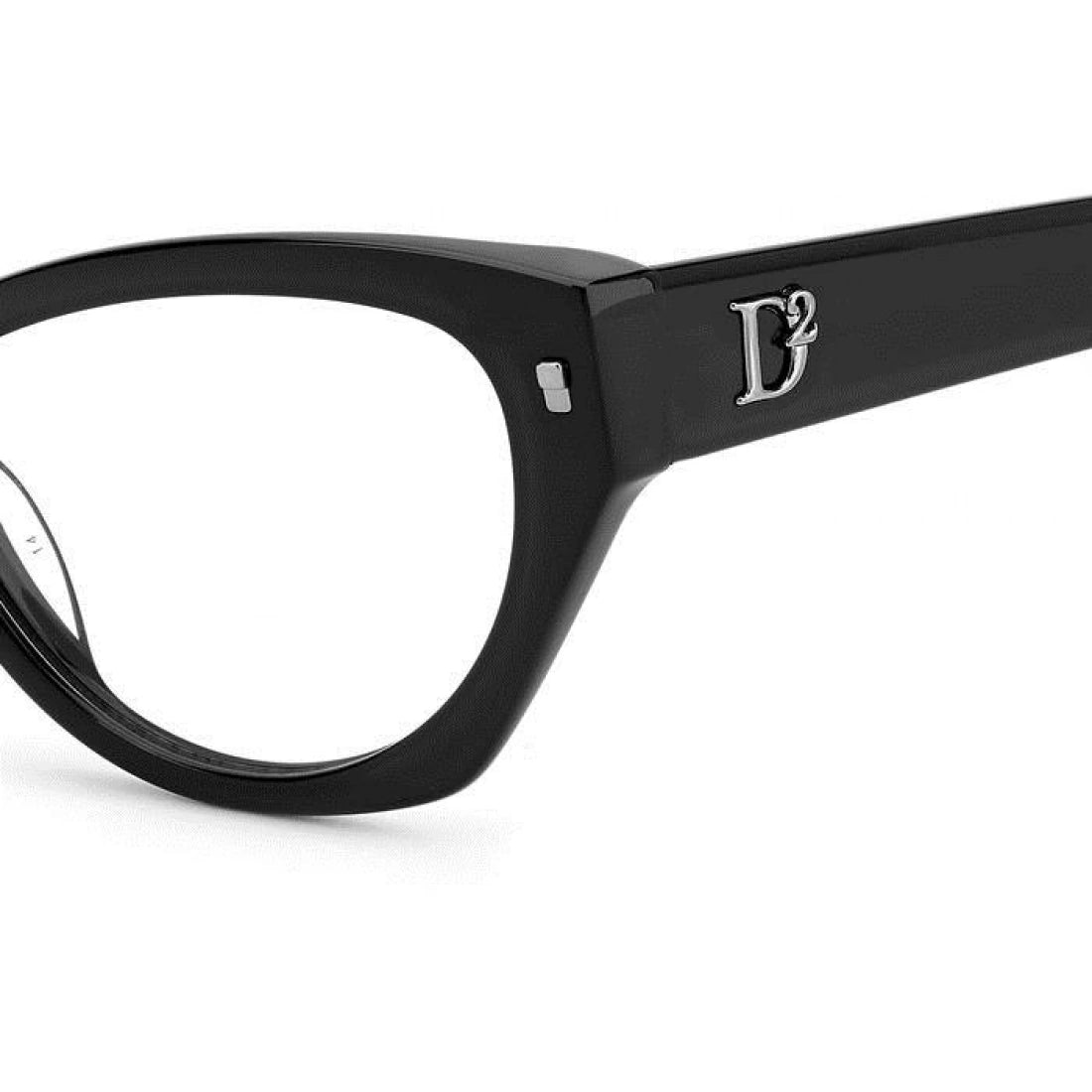 OCCHIALE DA VISTA DONNA DSQUARED2 D2 0043 - ANS RUTENIO NERO SCURO