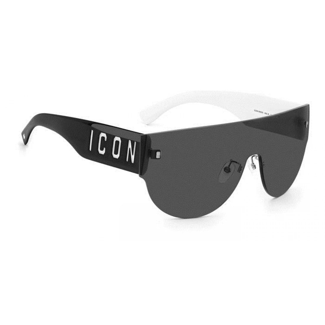 OCCHIALE DA SOLE UOMO DSQUARED2 ICON 0002/S - 80S IR NERO BIANCO