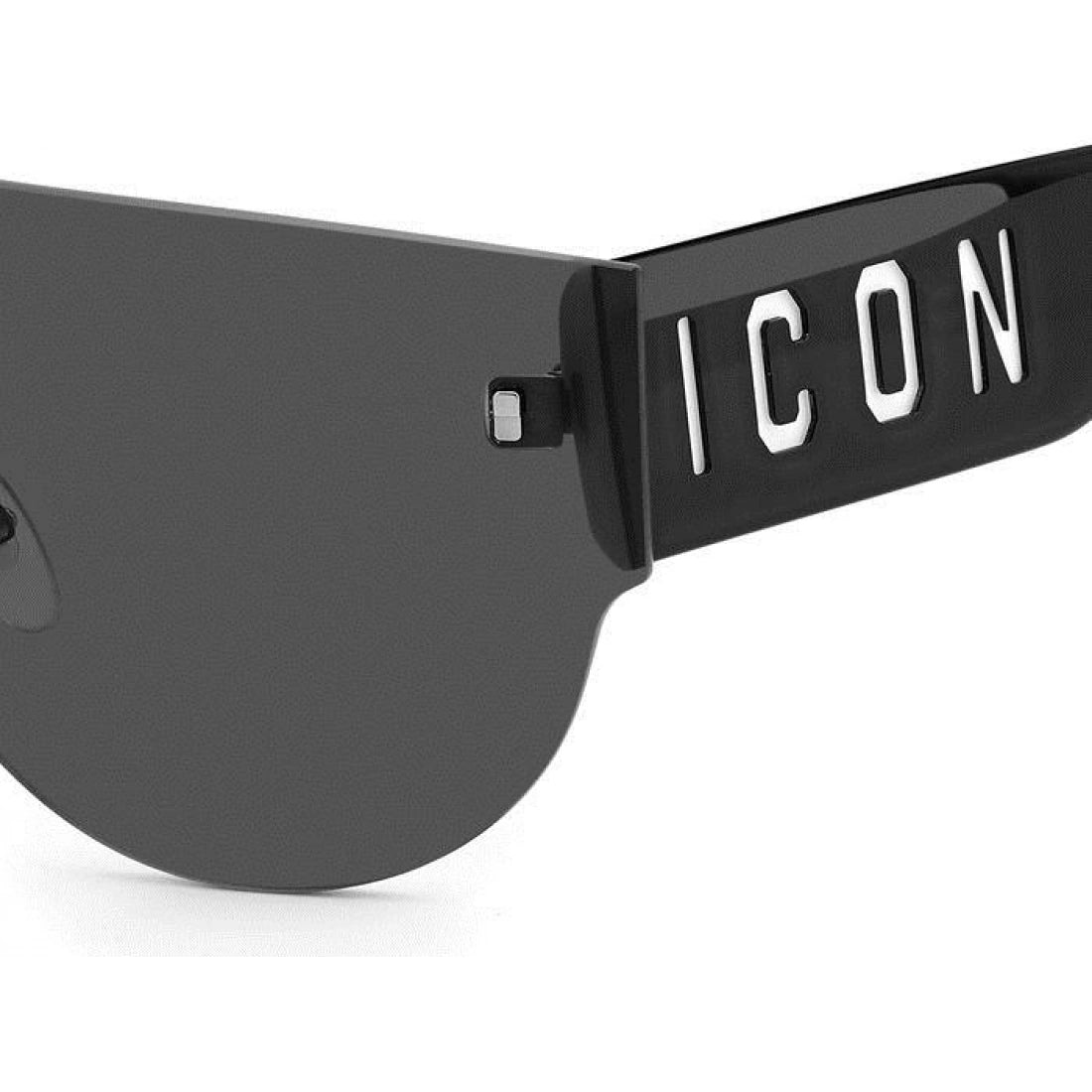 OCCHIALE DA SOLE UOMO DSQUARED2 ICON 0002/S - 80S IR NERO BIANCO