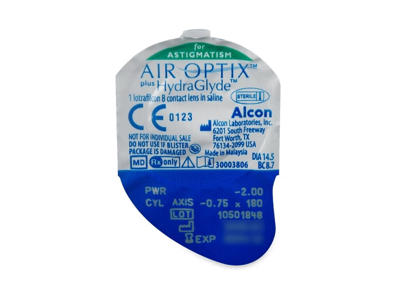Air Optix plus HydraGlyde for Astigmatism (3 lenti)
