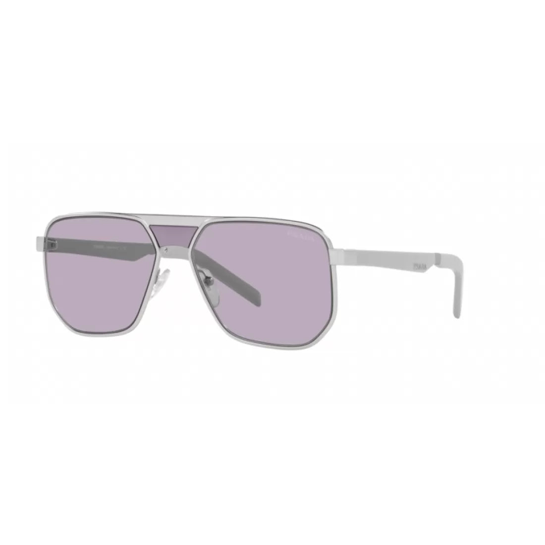 OCCHIALE DA SOLE UOMO PRADA PR 60WS - VAE09M ARGENTO OPACO