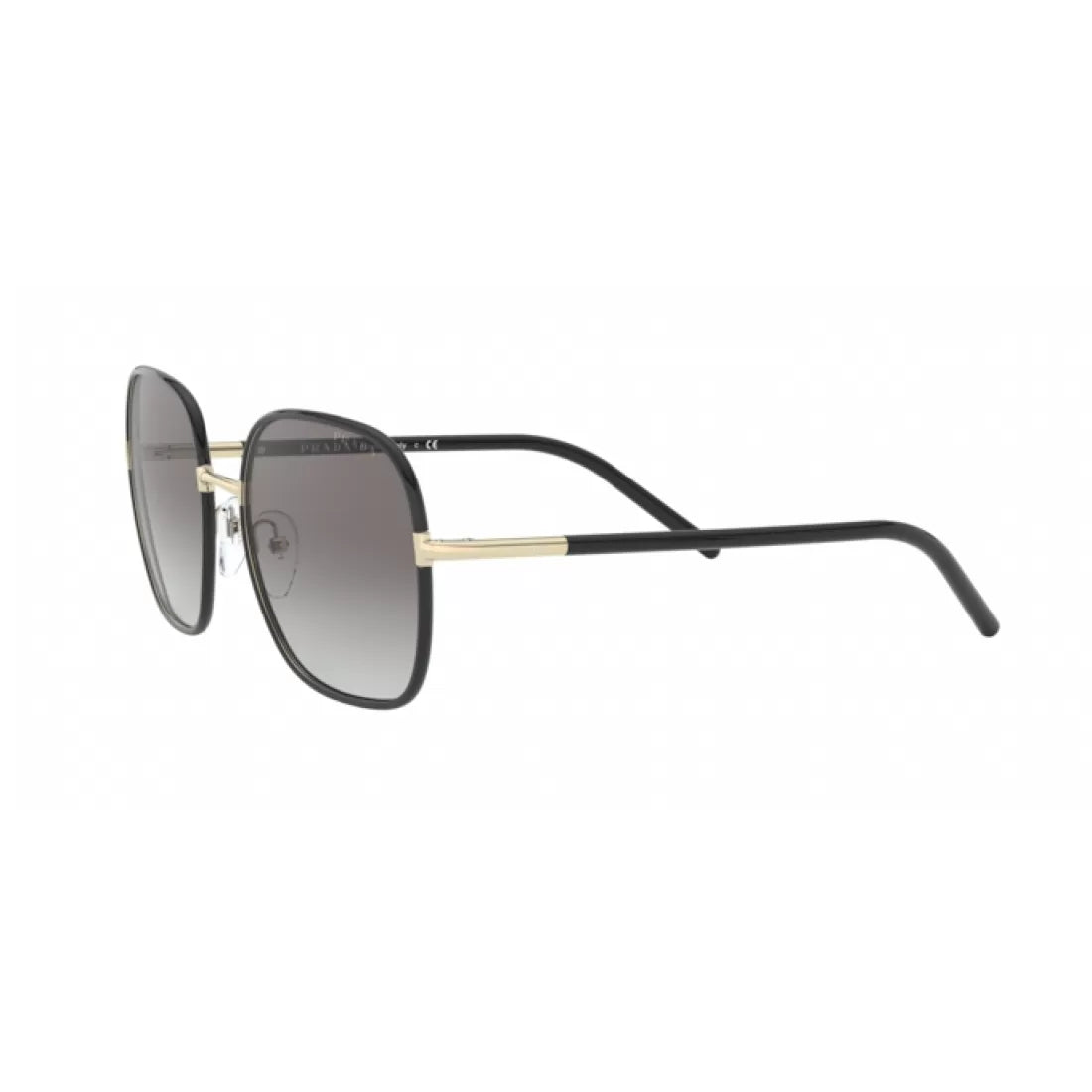 OCCHIALE DA SOLE DONNA PRADA PR 67XS - AAV0A7 ORO CHIARO / NERO CALIBRO 58