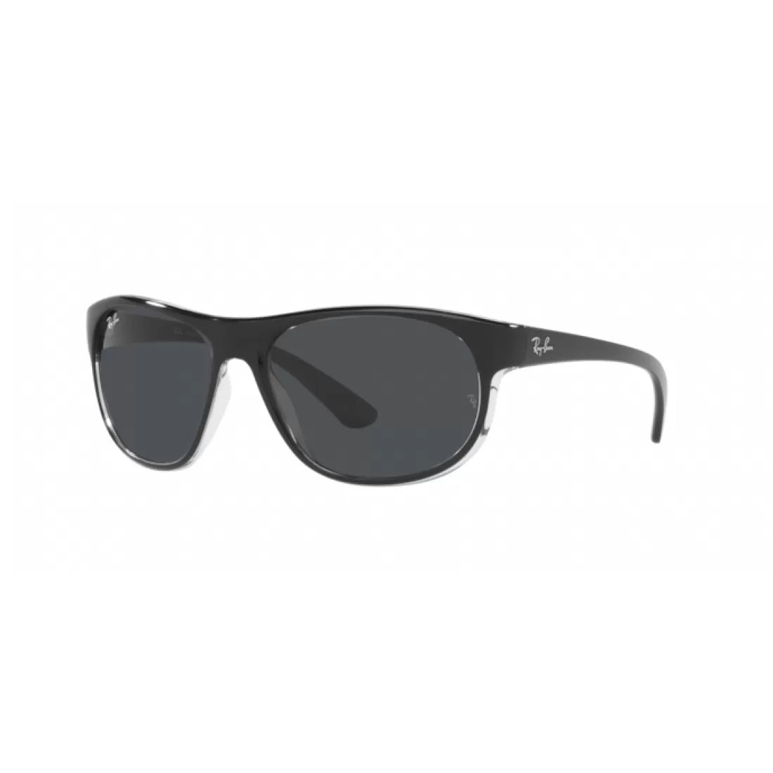 OCCHIALE DA SOLE UNISEX RAY-BAN RB 4351 - 603987 NERO SU TRASPARENTE