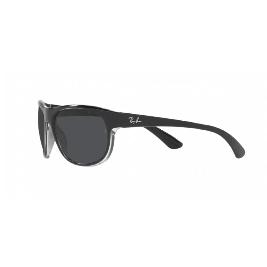 OCCHIALE DA SOLE UNISEX RAY-BAN RB 4351 - 603987 NERO SU TRASPARENTE