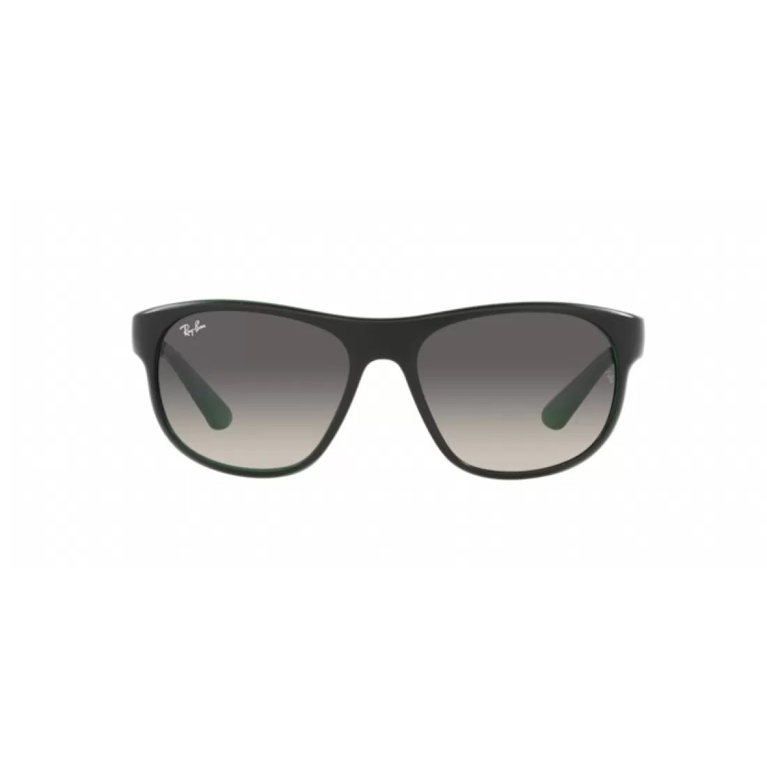 OCCHIALE DA SOLE UNISEX RAY-BAN RB 4351 - 656811 NERO OPACO SU VERDE