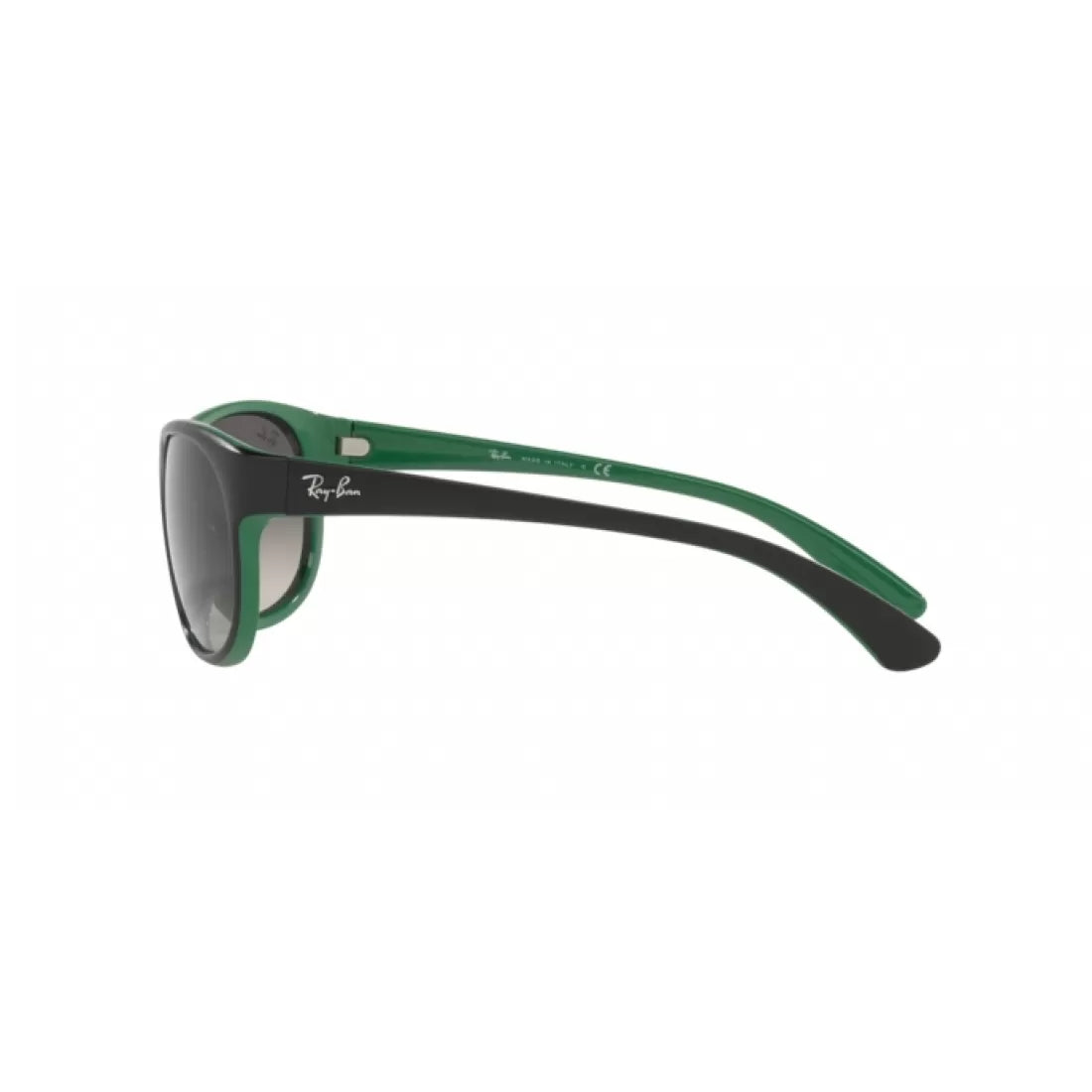 OCCHIALE DA SOLE UNISEX RAY-BAN RB 4351 - 656811 NERO OPACO SU VERDE