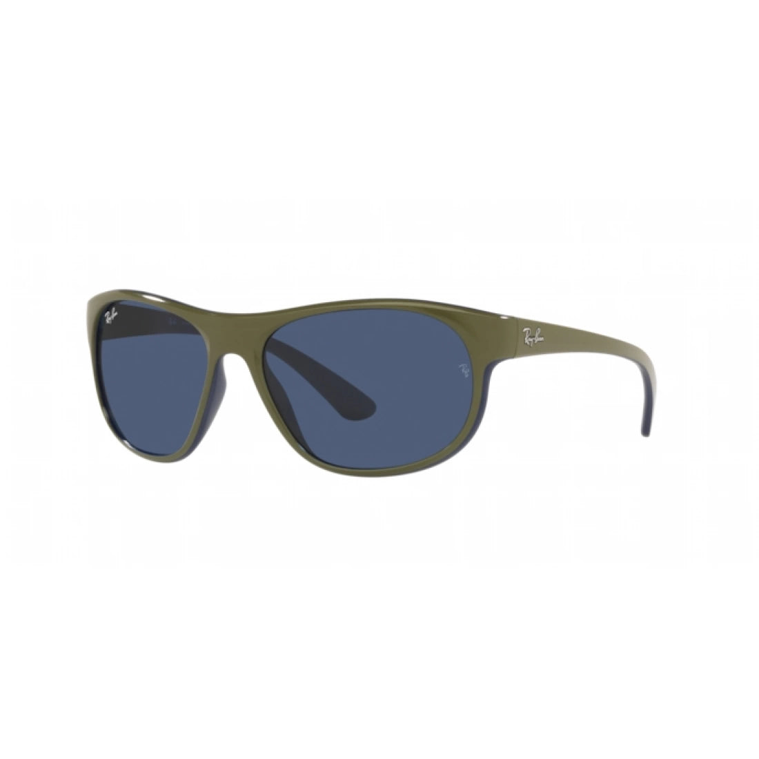 OCCHIALE DA SOLE UNISEX RAY-BAN RB 4351 - 657080 VERDE OPACO SU BLU