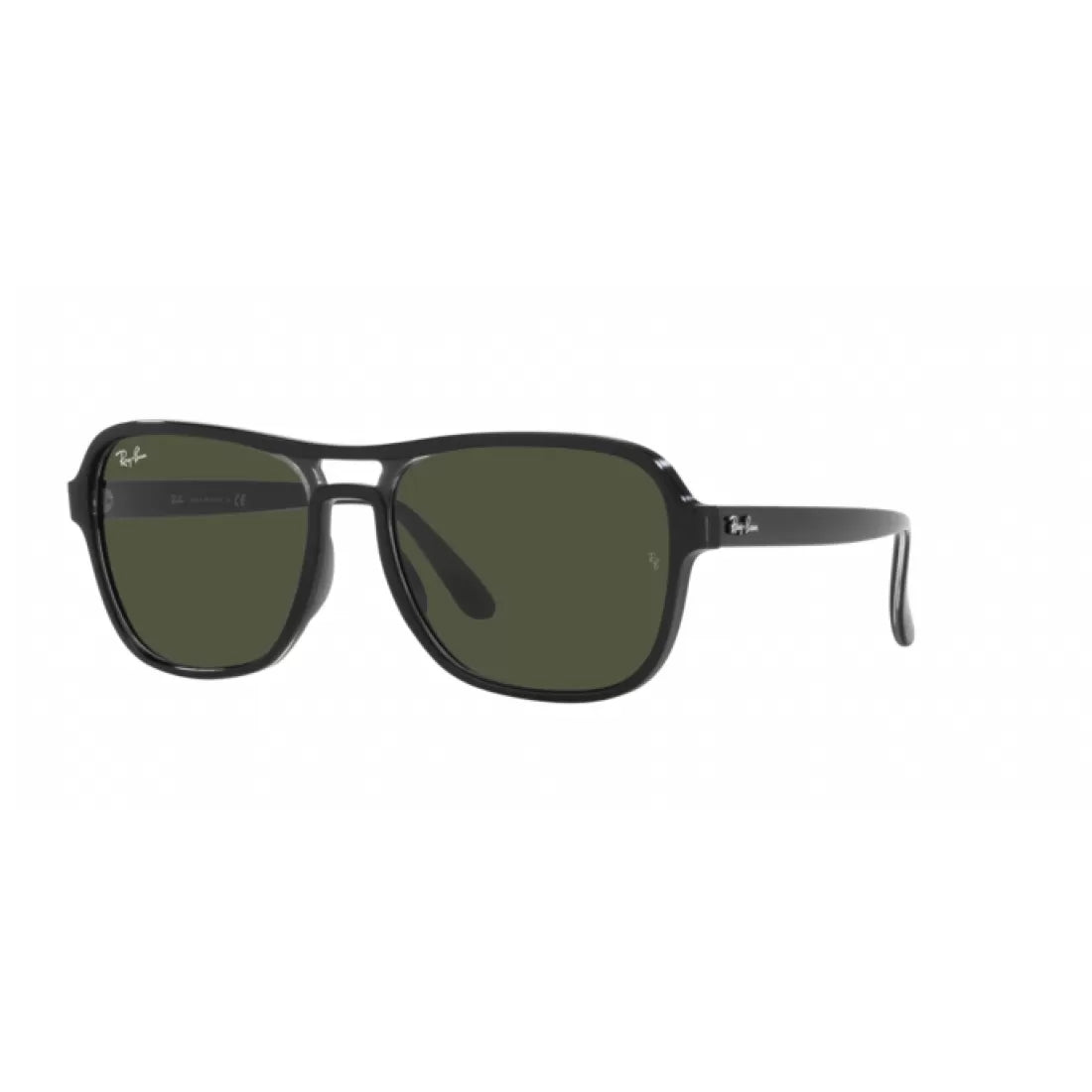 OCCHIALE DA SOLE UNISEX RAY-BAN RB 4356 STATE SIDE 654531 NERO TRASPARENTE NERO