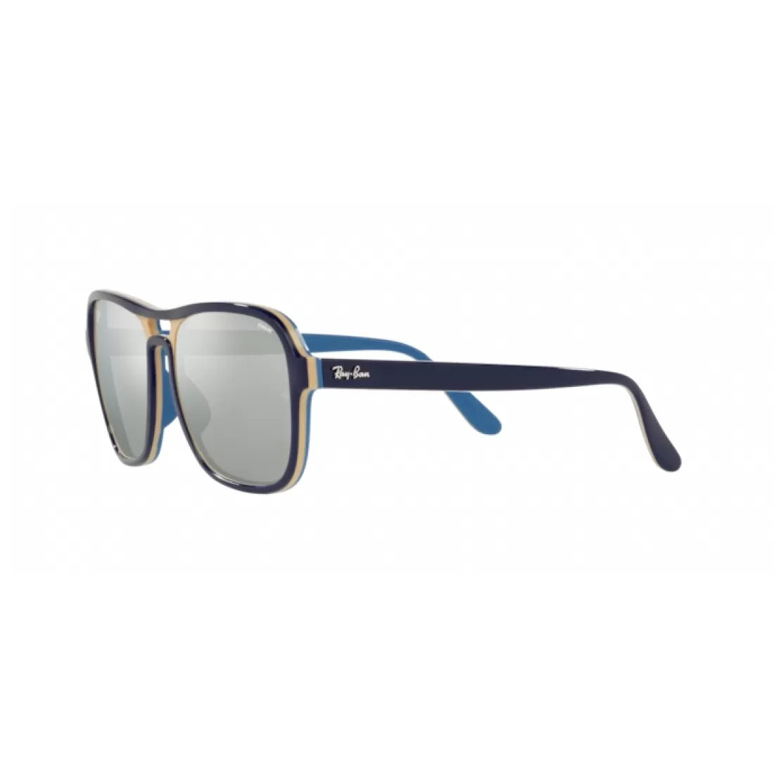 OCCHIALE DA SOLE UNISEX RAY-BAN RB 4356 STATE SIDE 6546W3 BLU CREMOSO AZZURRO