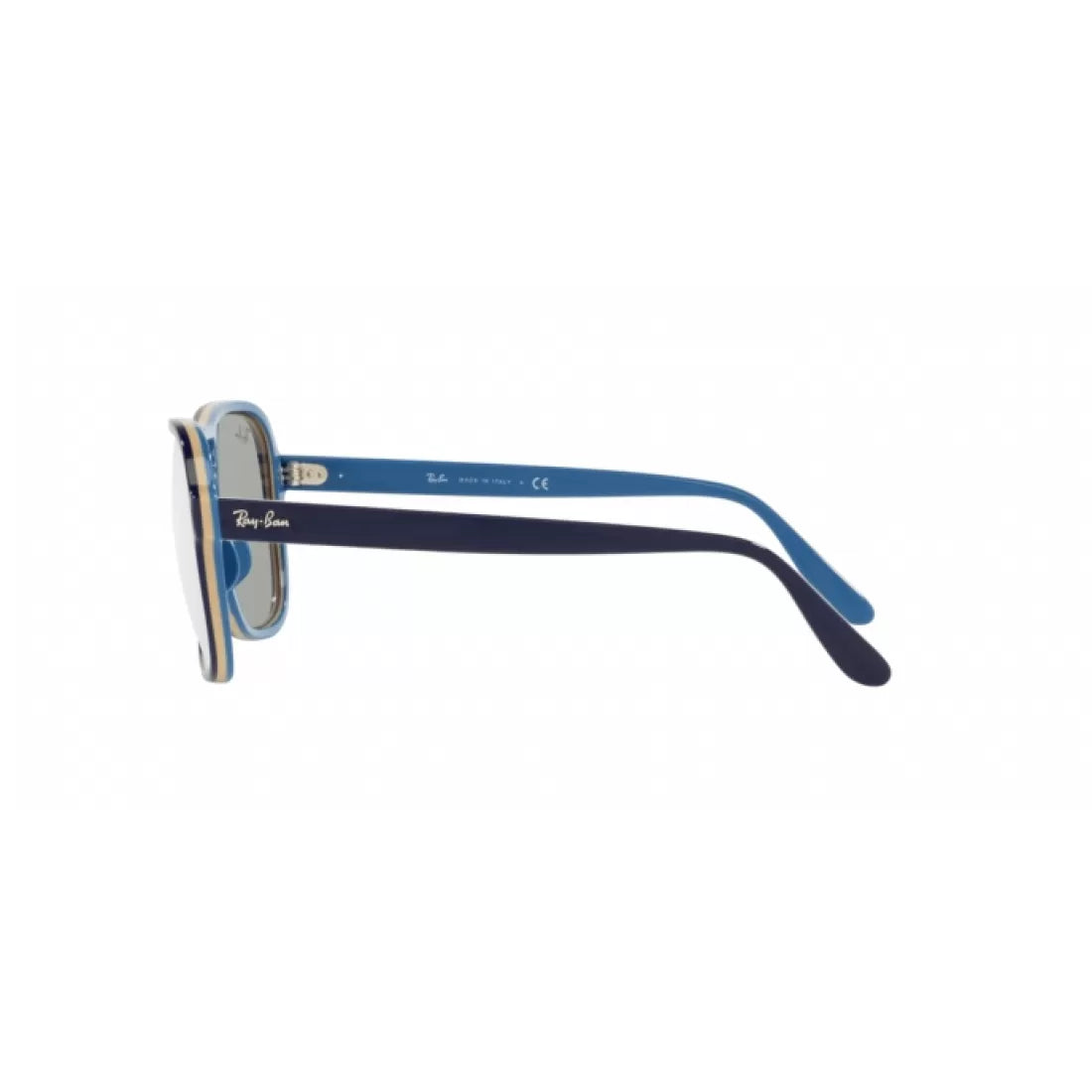 OCCHIALE DA SOLE UNISEX RAY-BAN RB 4356 STATE SIDE 6546W3 BLU CREMOSO AZZURRO