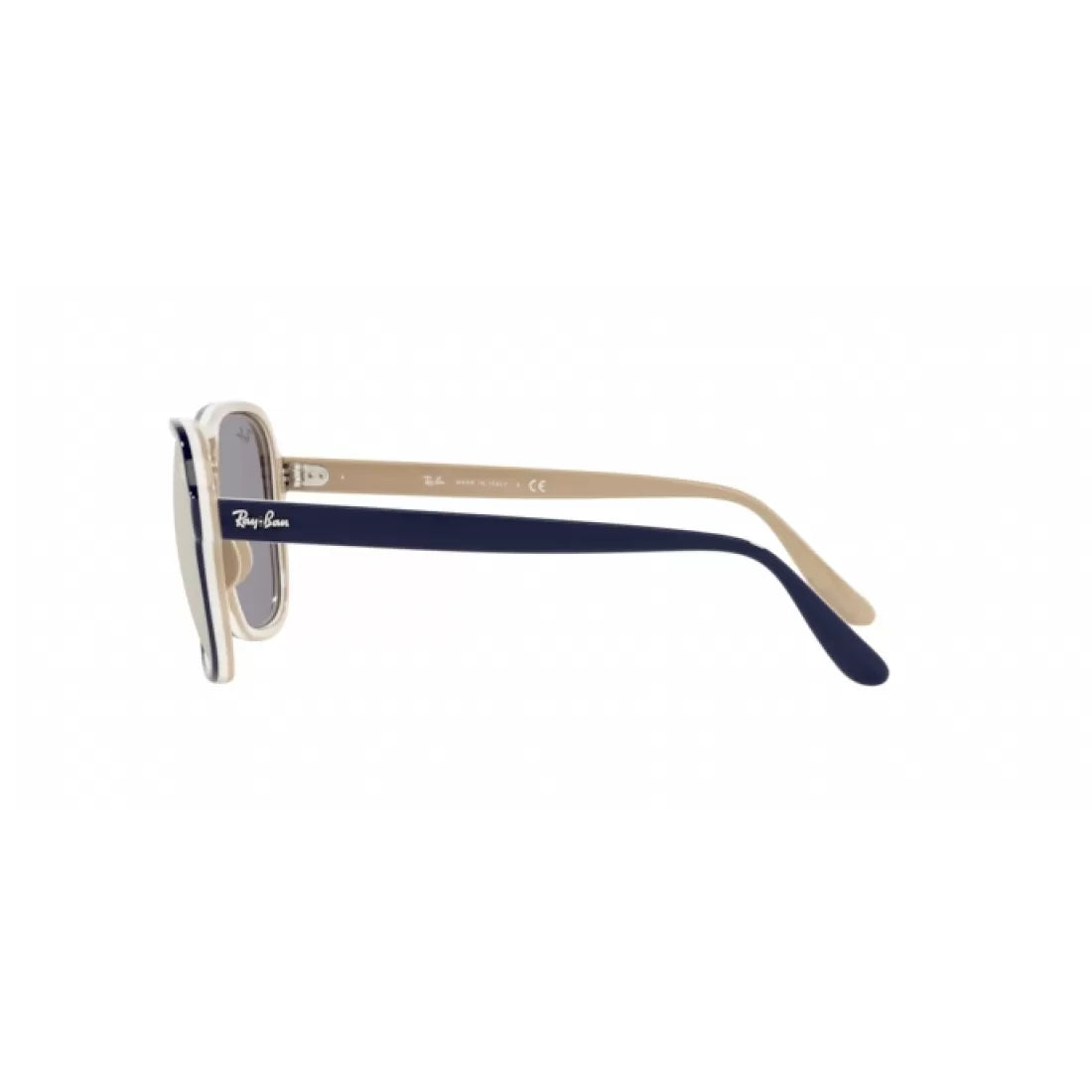 OCCHIALE DA SOLE UNISEX RAY-BAN RB 4356 STATE SIDE 6548B3 BLU CREMOSO MARRONE CHIARO