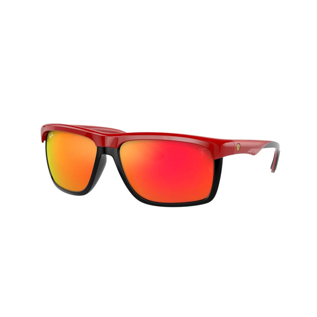 OCCHIALE DA SOLE UNISEX RAY-BAN RB 4363M - F6236Q ROSSO SU NERO OPACO