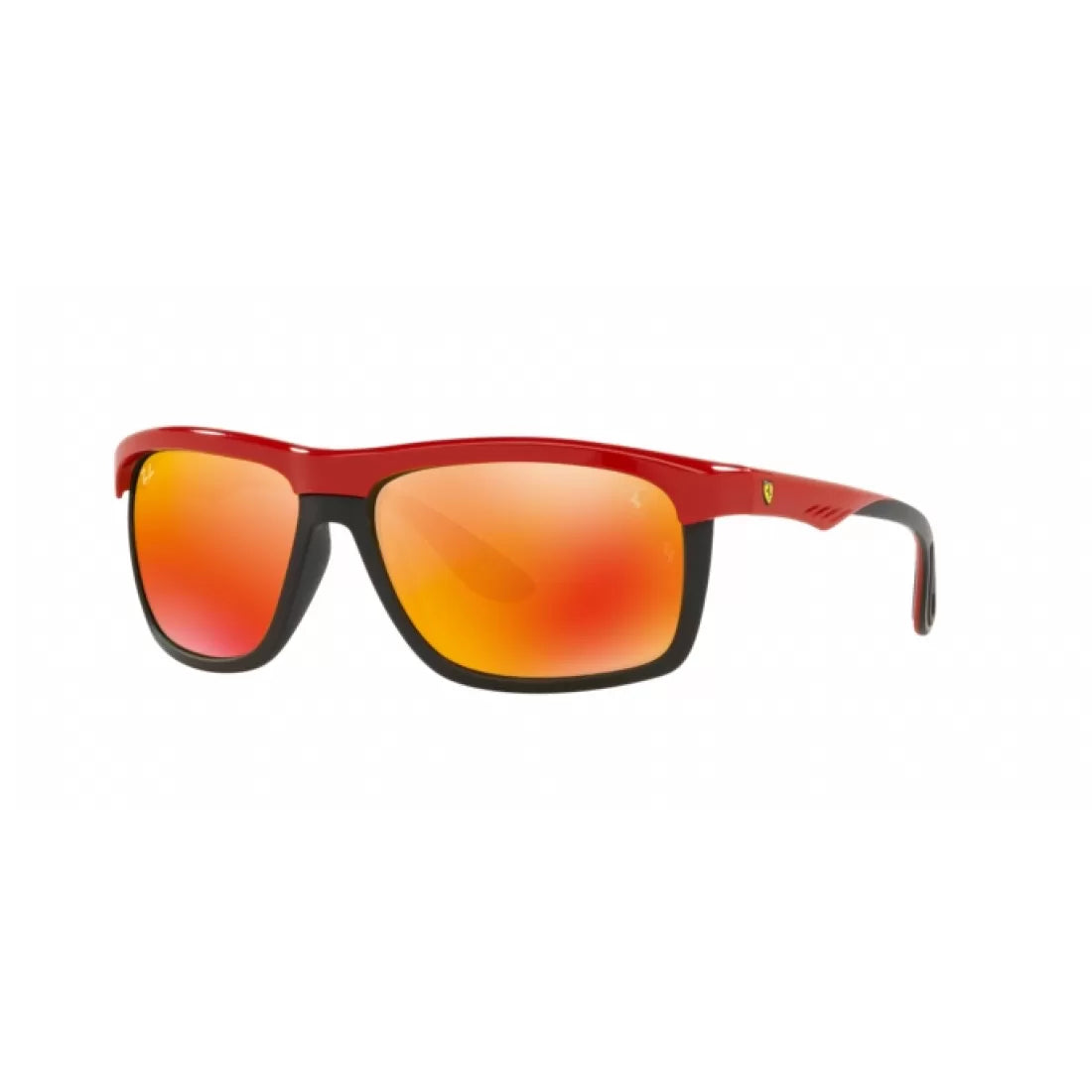 OCCHIALE DA SOLE UNISEX RAY-BAN RB 4363M - F6236Q ROSSO SU NERO OPACO