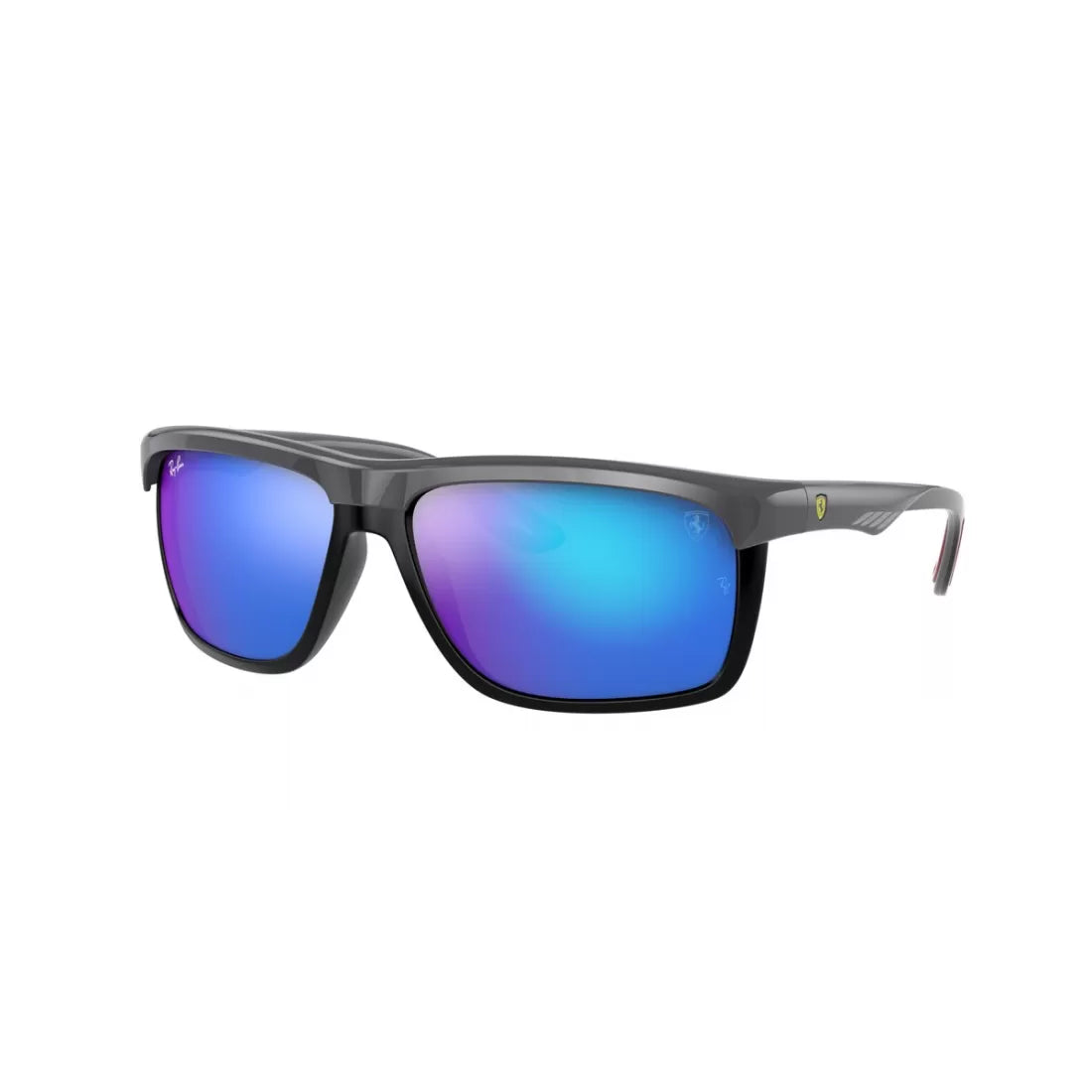 OCCHIALE DA SOLE UNISEX RAY-BAN RB 4363M - F65855 GRIGIO SU NERO OPACO