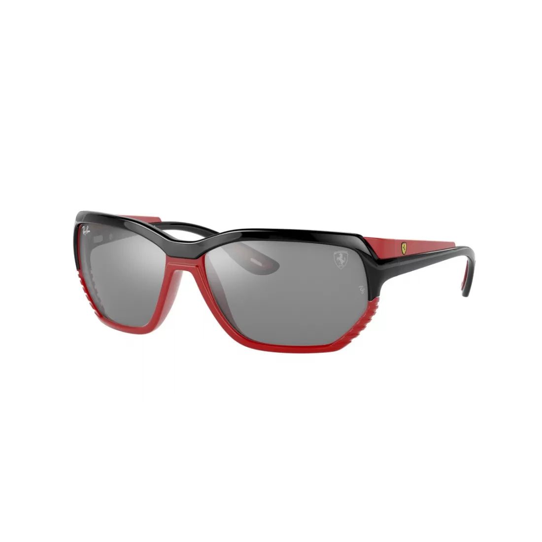 OCCHIALE DA SOLE UNISEX RAY-BAN RB 4366M - F6766G NERO SU ROSSO OPACO