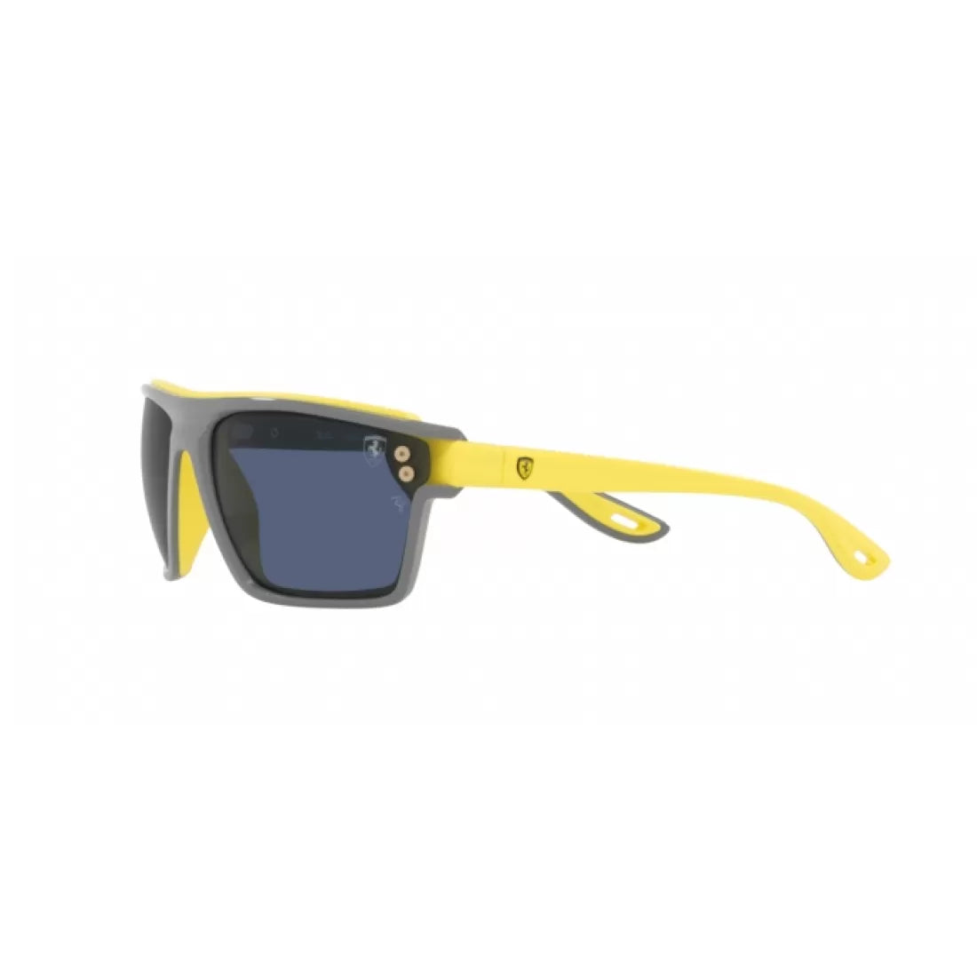 OCCHIALE DA SOLE UNISEX RAY-BAN RB 4370M - F67380 GOMMA GIALLA SU BLU