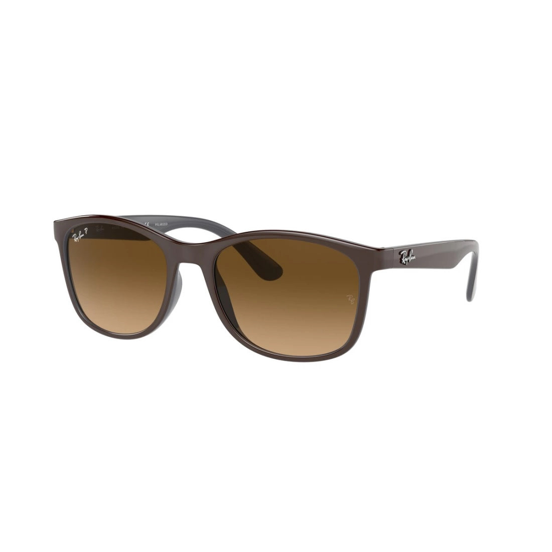 OCCHIALE DA SOLE UNISEX RAY-BAN RB 4374 - 6600M2 MARRONE SU GRIGIO