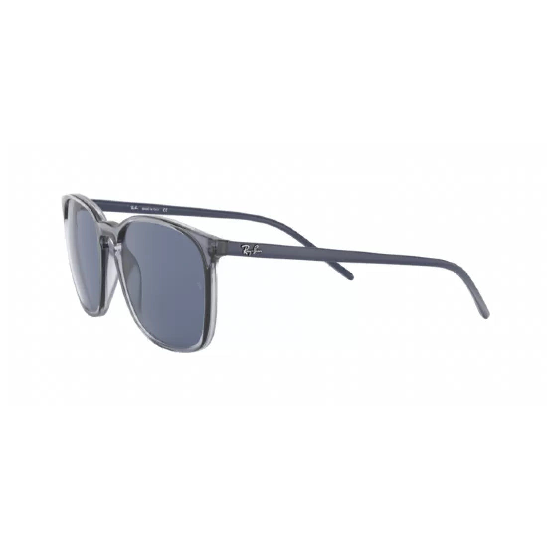 OCCHIALE DA SOLE UOMO RAY-BAN RB 4387 - 639980 BLU TRASPARENTE