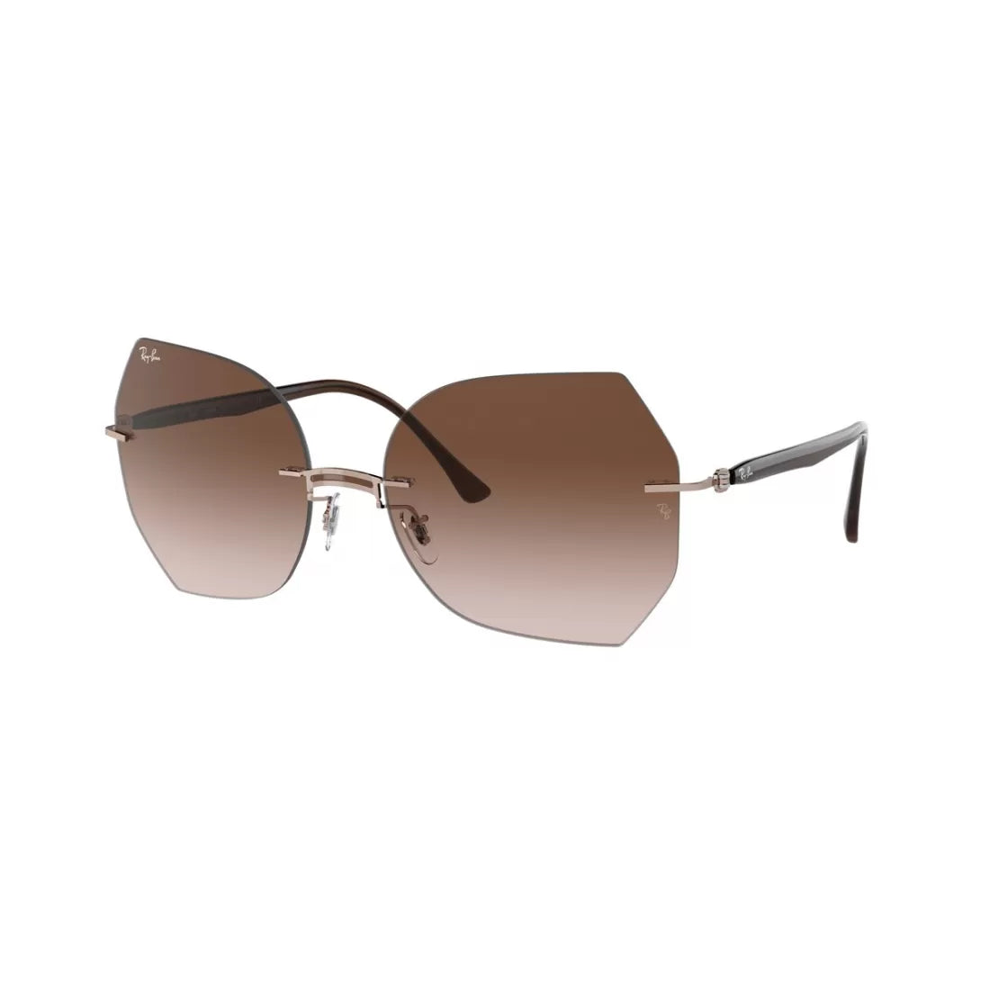 OCCHIALE DA SOLE DONNA RAY-BAN RB 8065 - 155/13 MARRONE SU MARRONE CHIARO