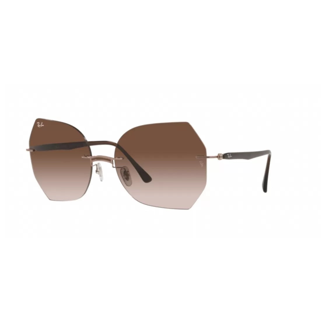 OCCHIALE DA SOLE DONNA RAY-BAN RB 8065 - 155/13 MARRONE SU MARRONE CHIARO