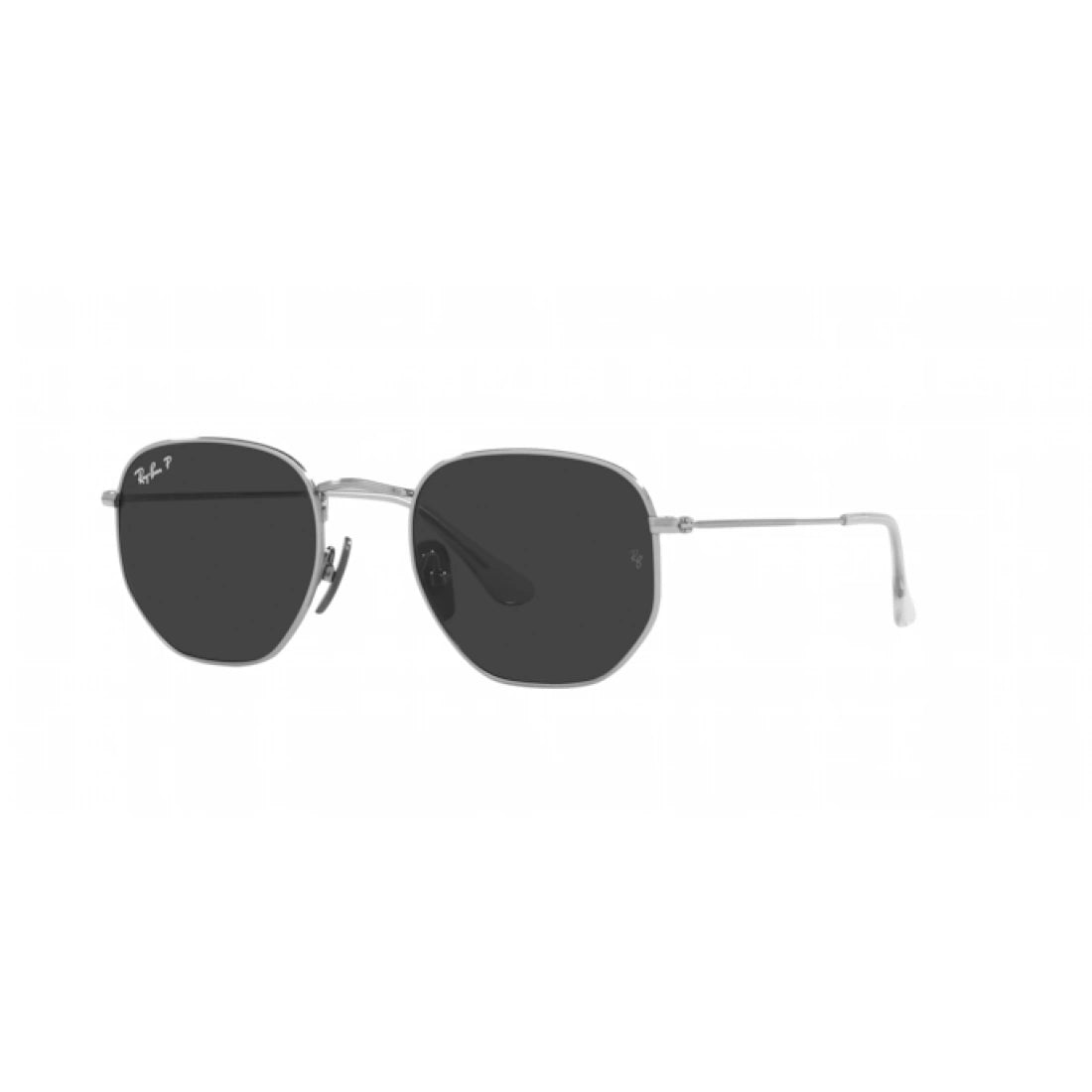 OCCHIALE DA SOLE UNISEX RAY-BAN RB 8148 HEXAGONAL 920948 D'ARGENTO CALIBRO 51