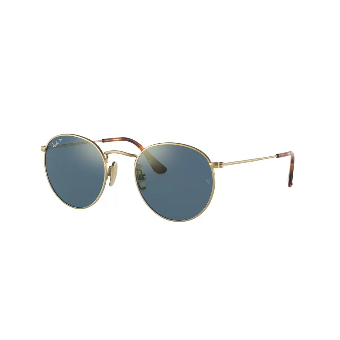 OCCHIALE DA SOLE UNISEX RAY-BAN RB 8247 ROUND 9217T0 ORO SPAZZOLATO DEMIGLOSS CALIBRO 47