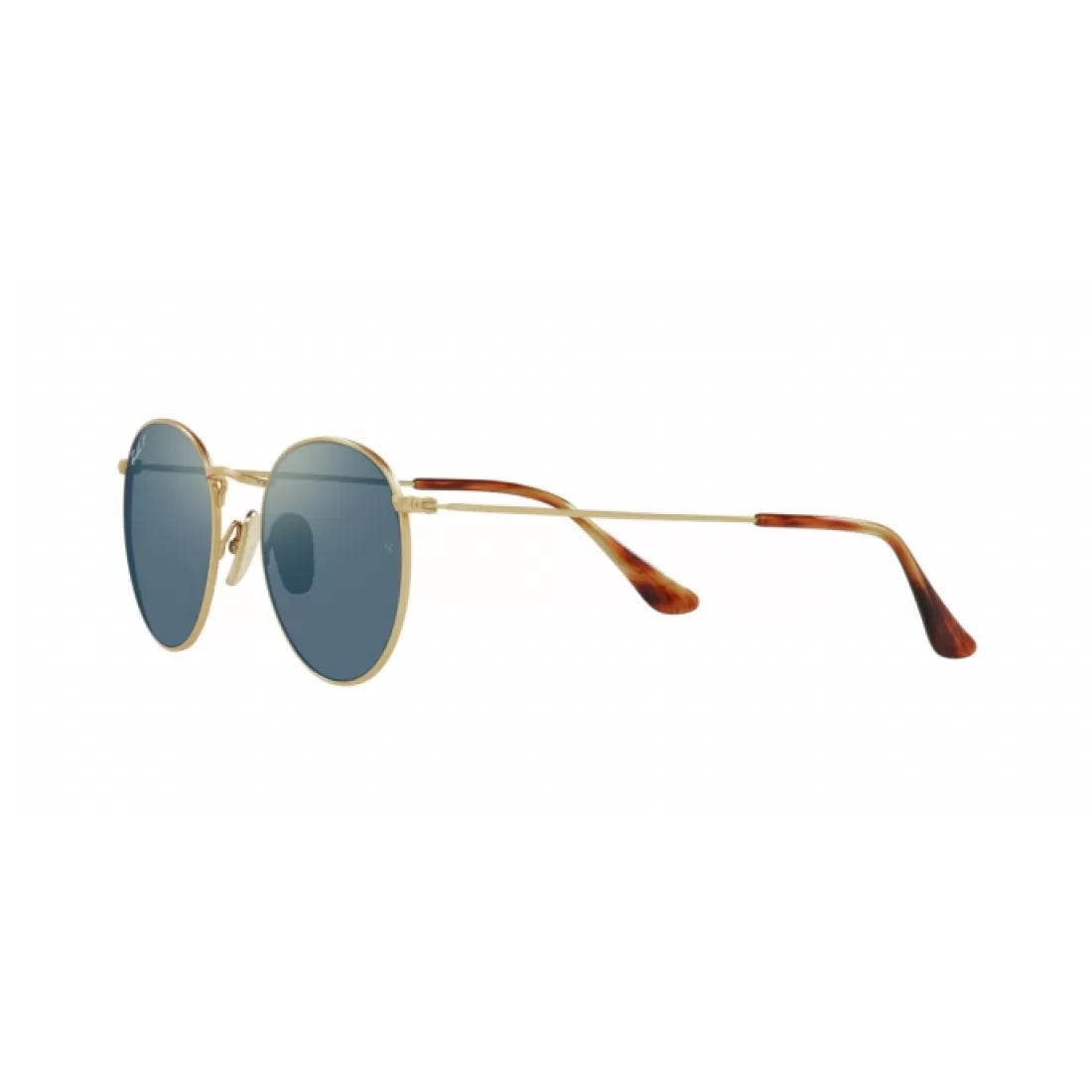 OCCHIALE DA SOLE UNISEX RAY-BAN RB 8247 ROUND 9217T0 ORO SPAZZOLATO DEMIGLOSS CALIBRO 47