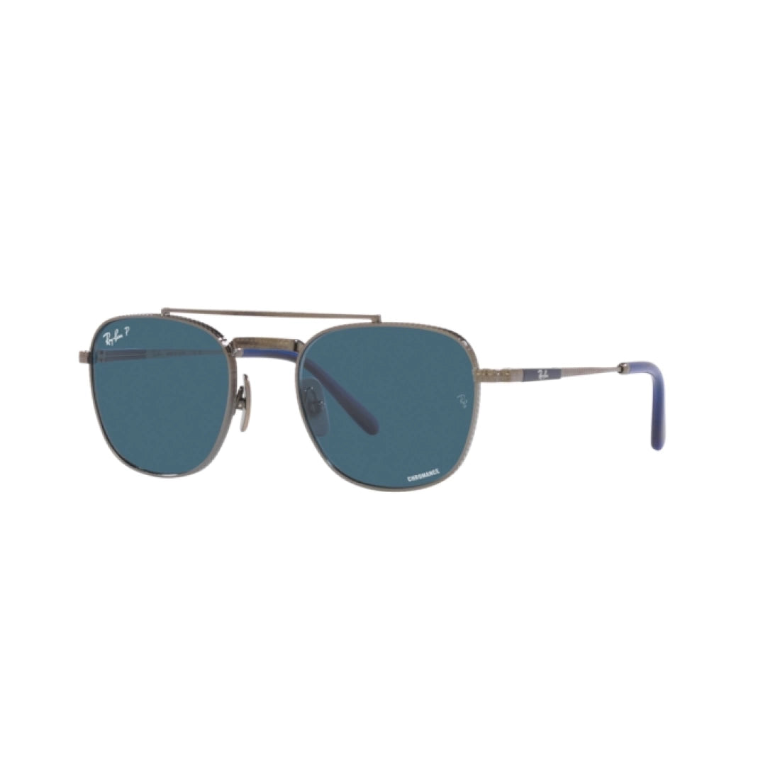 OCCHIALE DA SOLE UNISEX Ray-Ban RB 8258 Frank Ii Titanium 3142S2 Canna Di Fucile CALIBRO 51